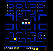 Pacman neurofeedback game